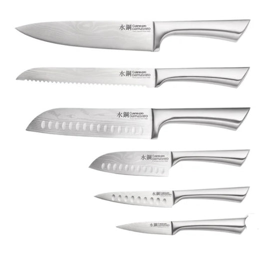 Cuisinepro Damashiro Kin Knife Block Set, 7 piece - PuriLite
