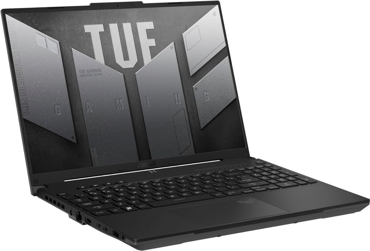 ASUS TUF Gaming A16 Laptop 16" WUXGA 165Hz 100% sRGB AMD 8-core Ryzen 7 7735HS 16GB DDR5 512GB SSD Radeon RX 7700S (>RTX4060) Backlit USB4 AI Noise Cancelation Win11Pro w/ICP Accessory