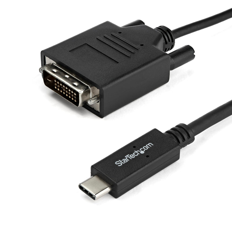 3.3 ft (1m) USB-C to DVI Cable - 1920 x 1200 - Black