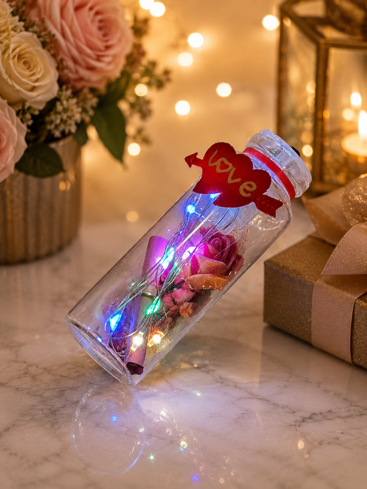 Wish Bottle Light & Wish Bottle – Decorative Glass Bottle | Unique Gift & Home Décor