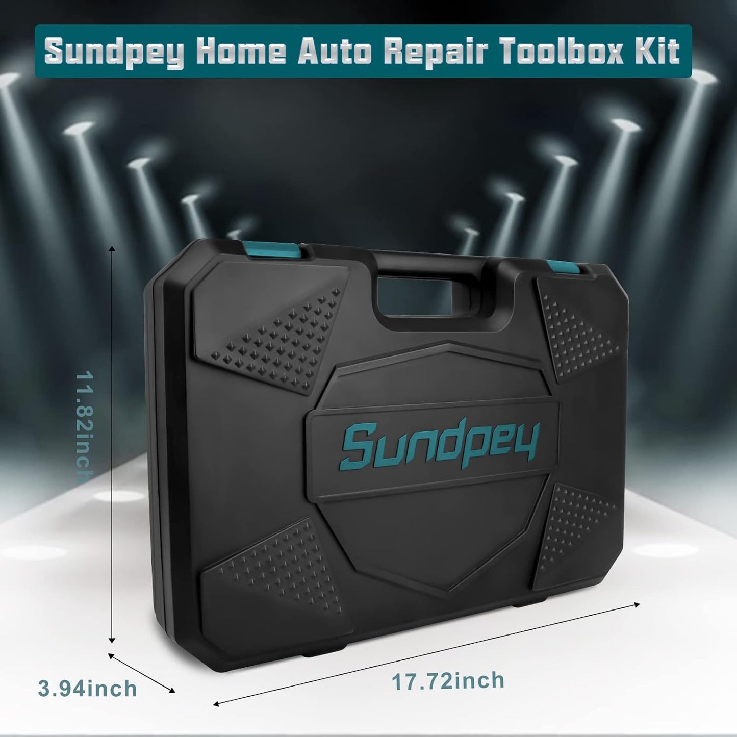 Sundpey 257-Piece Home Tool Kit – Complete Household Repair Tool Set with Ratchet, Screwdriver, Socket Set & Portable Storage Case - PuriLite