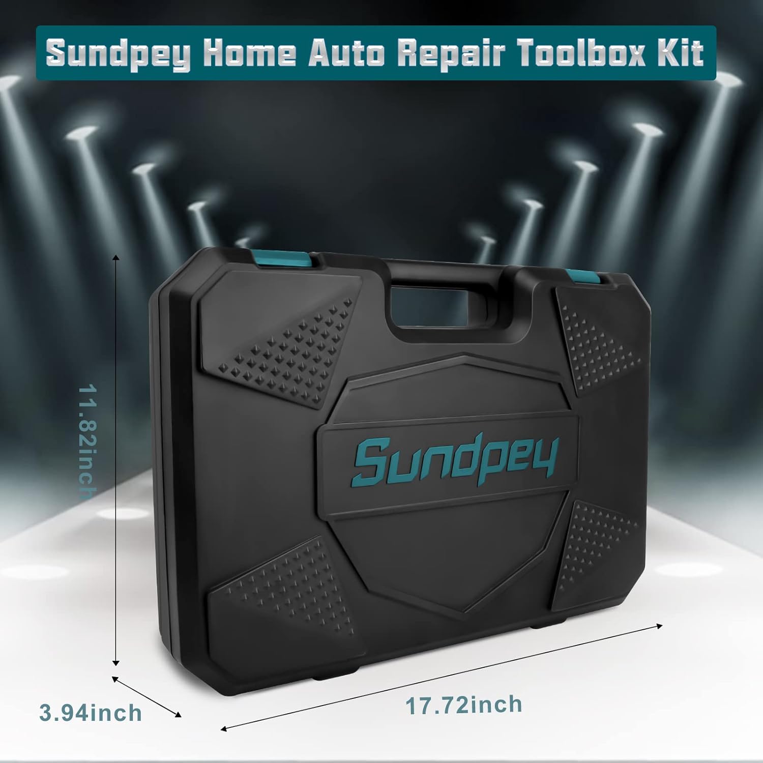 Sundpey 257-Piece Home Tool Kit – Complete Household Repair Tool Set with Ratchet, Screwdriver, Socket Set & Portable Storage Case - PuriLite