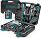 Sundpey 257-Piece Home Tool Kit – Complete Household Repair Tool Set with Ratchet, Screwdriver, Socket Set & Portable Storage Case - PuriLite