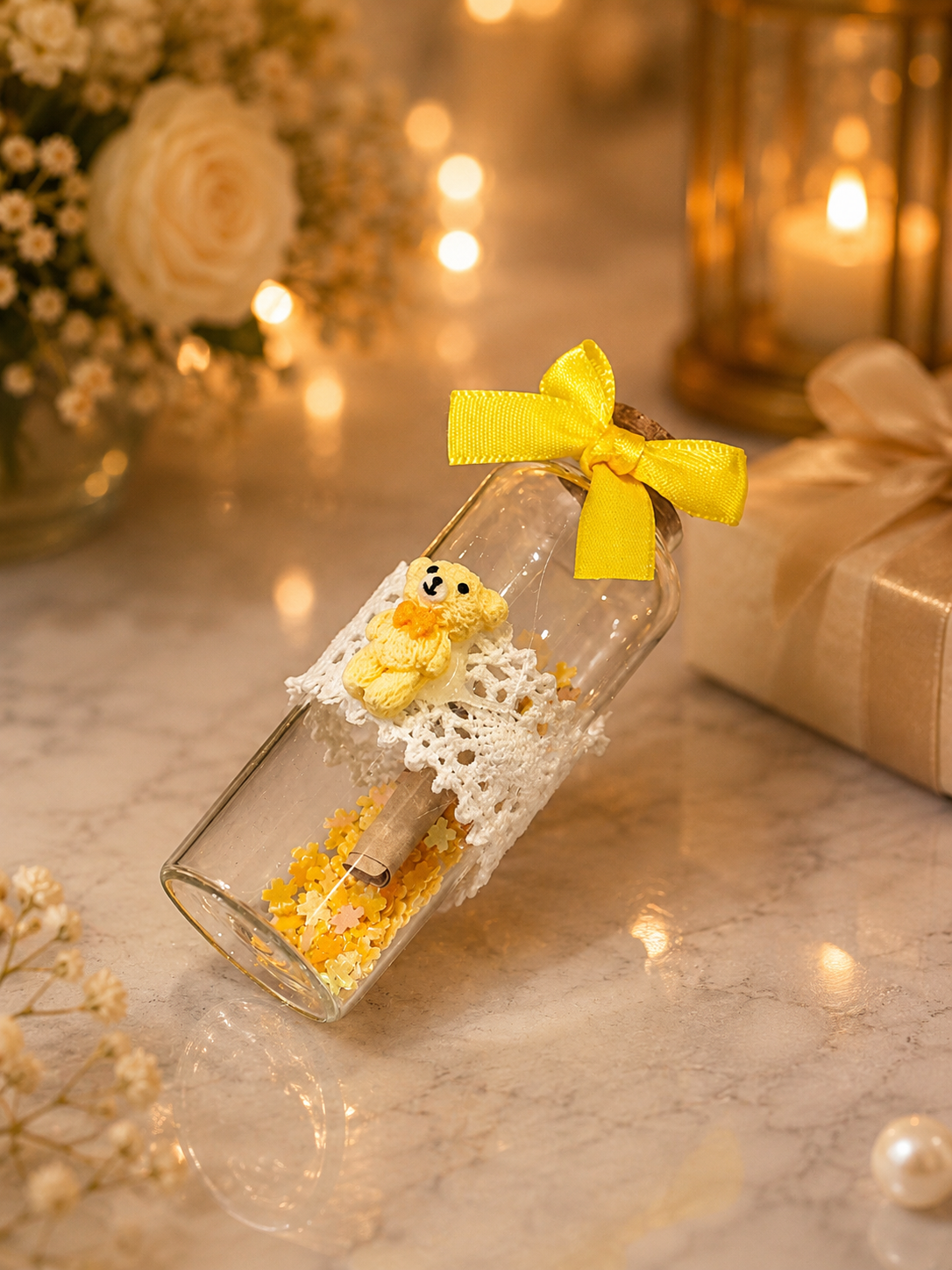 Wish Bottle Light & Wish Bottle – Decorative Glass Bottle | Unique Gift & Home Décor