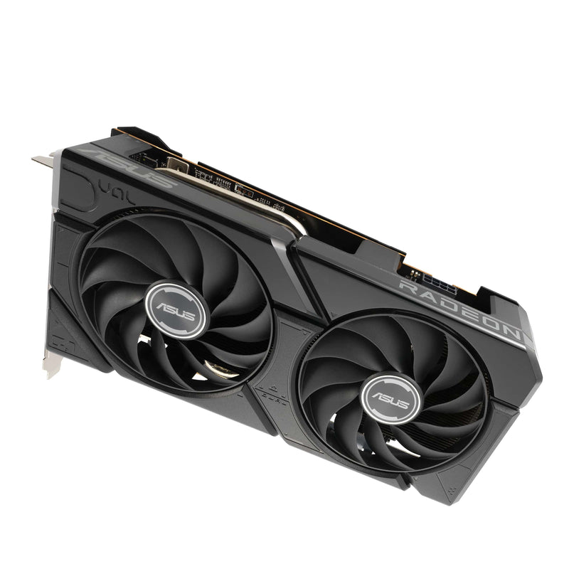ASUS - Dual Radeon RX 7600 EVO OC Edition 8GB GDDR6 Graphics Card - HDMI 2.1, 2715MHz Boost Clock, Axial-Tech Fans