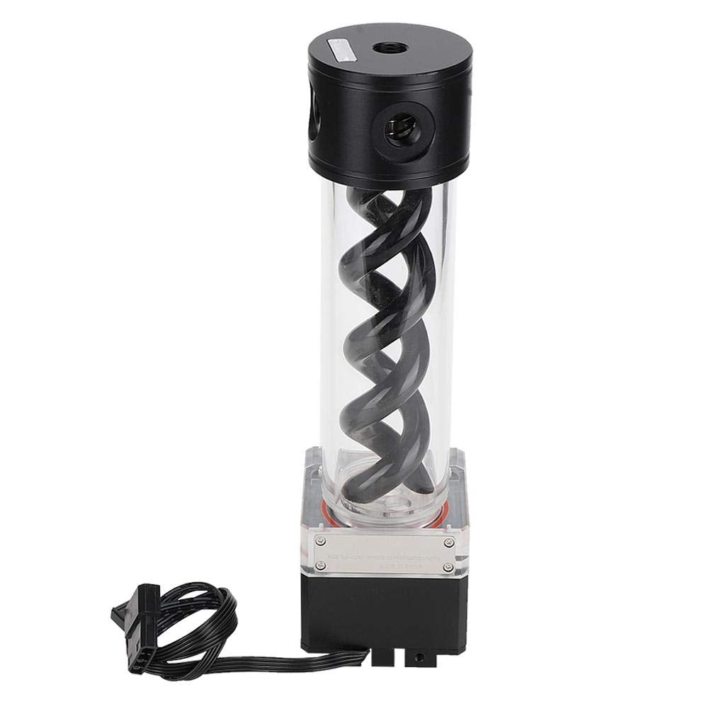 PC Water Cooling Pump Reservoir Combo with PWM Speed Control, Aluminum Pump Tank, 800L/H Flow Rate, 4 Meter Head for Desktop Water Cooling Systems