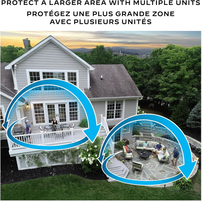 Thermacell E-Series E552CHRCA - Rechargeable Mosquito Repellent, 20' Protection Zone, 12-Hour Refill Included, DEET-Free