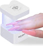 UV Nail Light, Modelones Innovative UV Led Nail Lamp, Mini Gel Nail Lamp for Gel Polish, Quickly-Dry Nail Cure Lamp, Nail Dryer for Travel Manicure, Nail UV Light for Nail Extension System, White