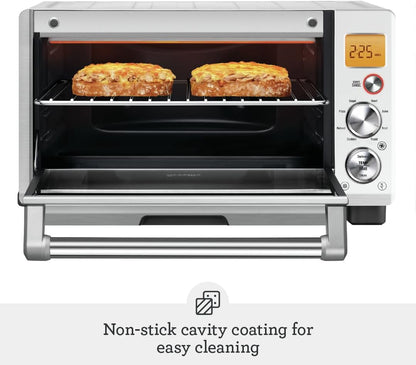 Breville The Smart Oven® Compact Convection, Small Electric Oven, BOV670BSS, Brushed Stainless Steel