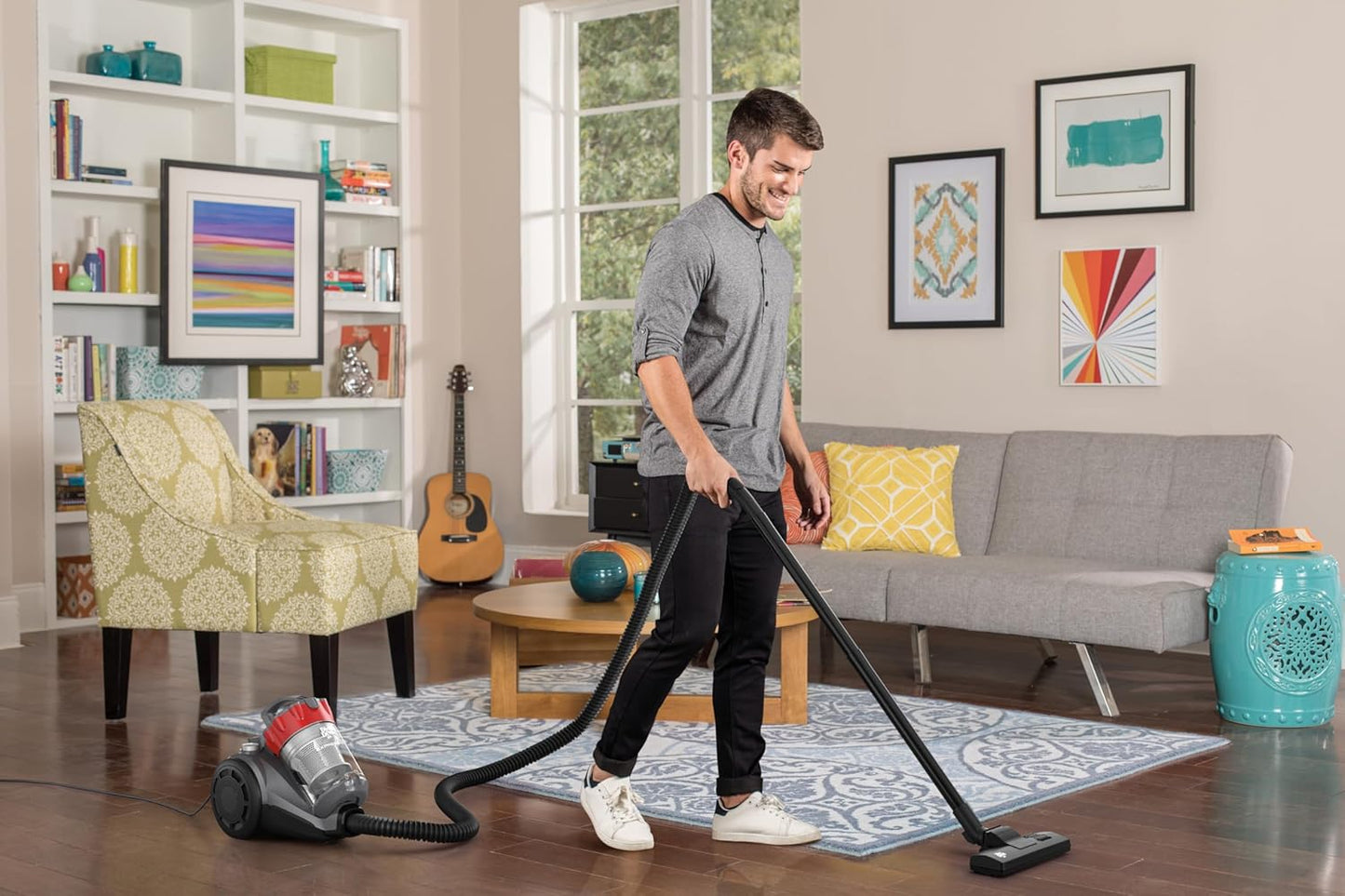 Dirt Devil SD40190 Express Lite Cyclonic Bagless Canister Vacuum, Multicolor