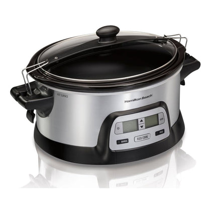 Hamilton Beach Programmable FlexCook 6 Quart Slow Cooker 33861