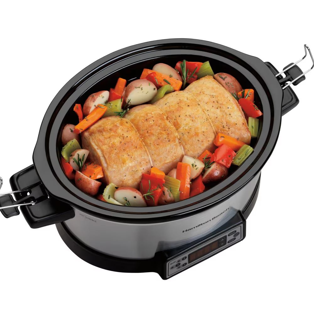 Hamilton Beach Programmable FlexCook 6 Quart Slow Cooker 33861