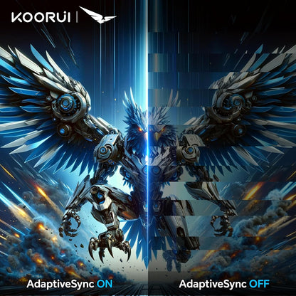 KOORUI Monitor 27 inch QHD 2K Fast IPS Gaming Monitor, 200Hz 1ms, HDR400,95% DCI-P3,Adaptive Sync,Tilt Pivot Swivel Vertical Height Adjustable,HDMI 2.0 &DP 1.4 Ports, G2722P, Black