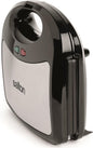Salton 3-In-1 Pocket Sandwich Maker, Belgian Waffle Maker, and Electric Grill with Non-Stick Removable Dishwasher-Safe Plates, Indicator Lights, Cord Wrap and Upright Storage (SM1543), Small