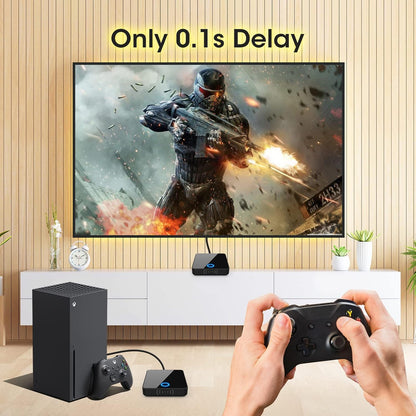 Wireless HDMI Transmitter and Receiver,Binken Wireless HDMI Extender Support 1080P@60 Hz, Support 2.4/5GHz for Streaming Video Audio from Laptop, PC, Camera,STB to HDTV Projector Model 810