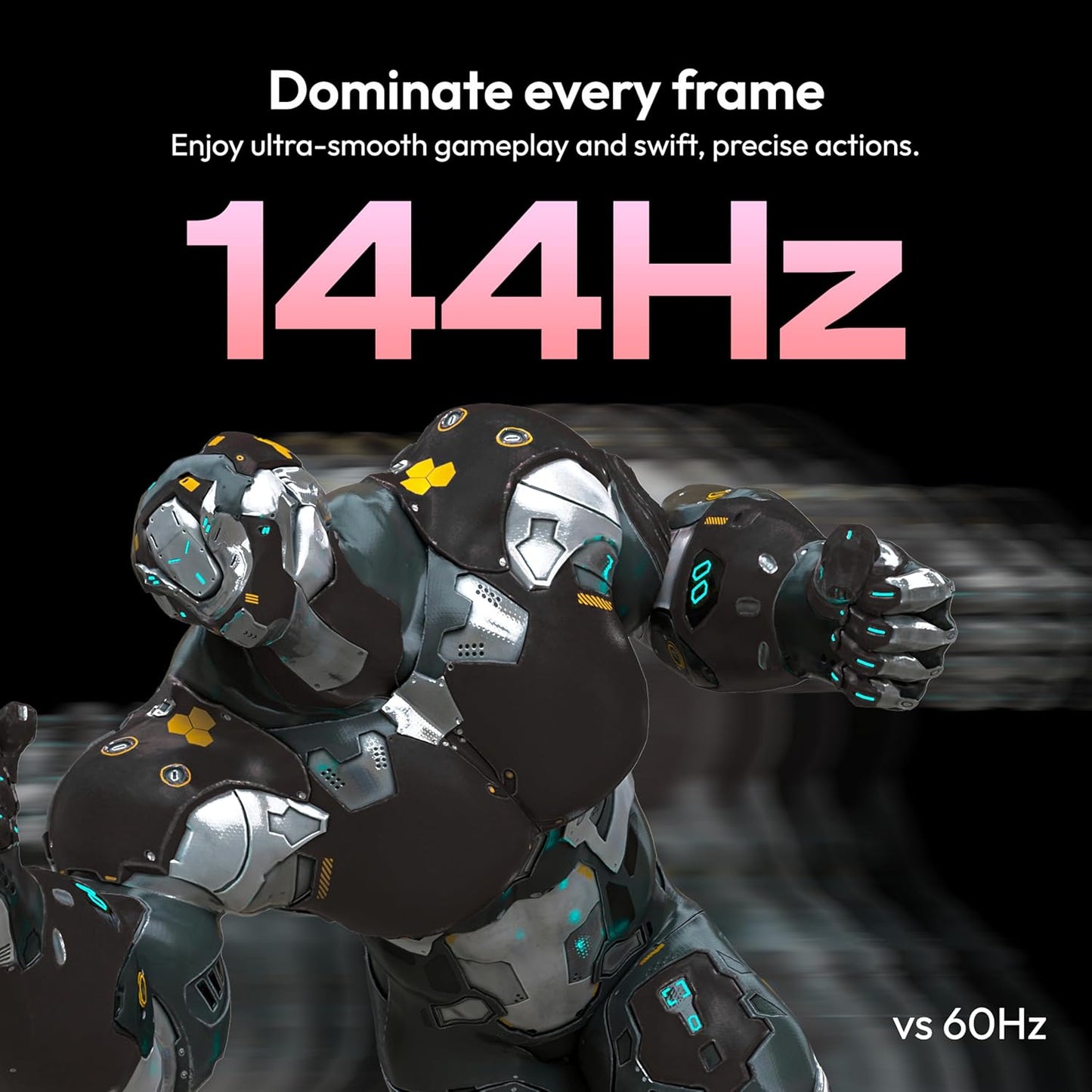 Pixio PX248 Wave 24 inch 200Hz Refresh Rate FHD 1080p Resolution Fast IPS Panel 1ms GTG Response Time Adaptive Sync Gaming Monitor with Adaptive Sync