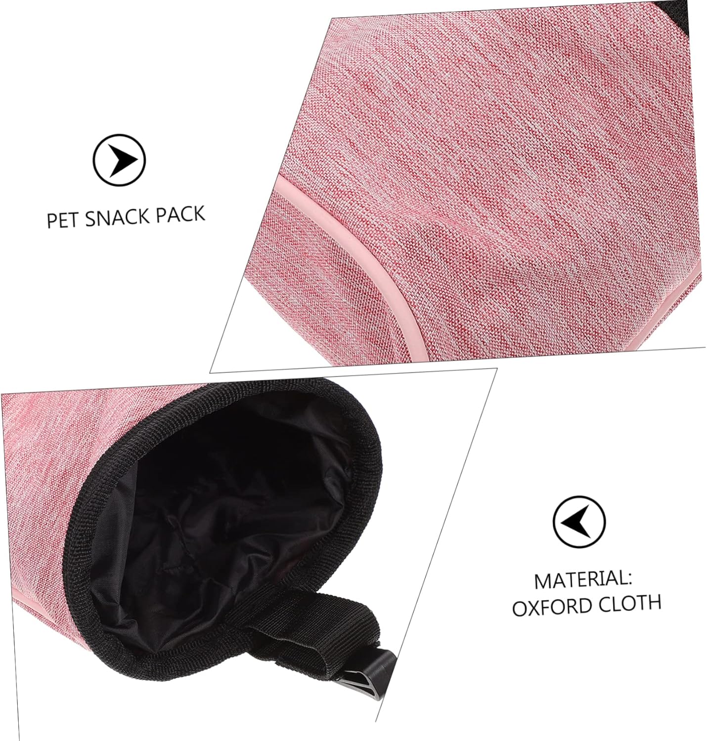 BCOATH Training Pouch Bag Dog Treat Waist Bag Bag for Outdoor Hiking Dog Treat Pouches for Dog Walking