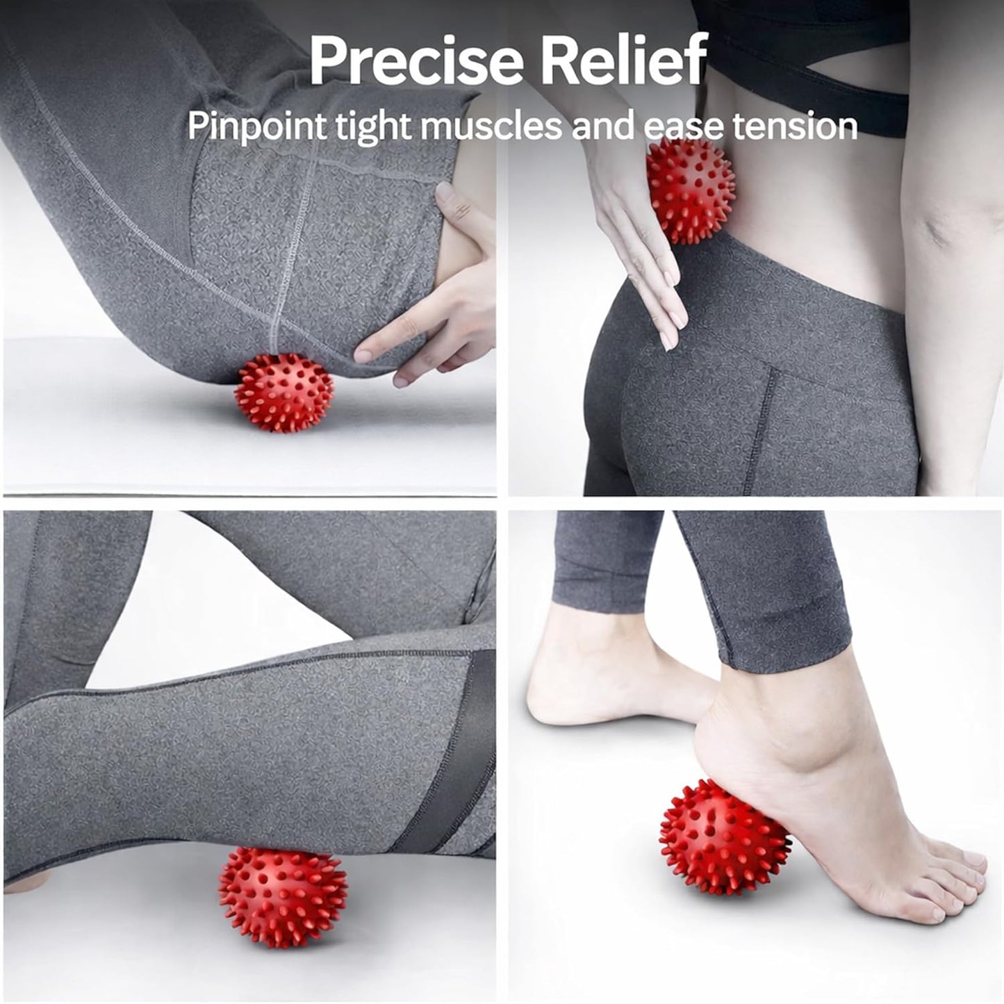 Foam Roller Massage Roller | Muscle Recovery Roller | Textured Back Roller | Deep Tissue Foam Roller | Home Gym Exercise Roller - PuriLite