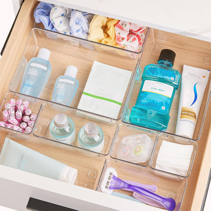 Purilite Select Clear Drawer Organizer Set
