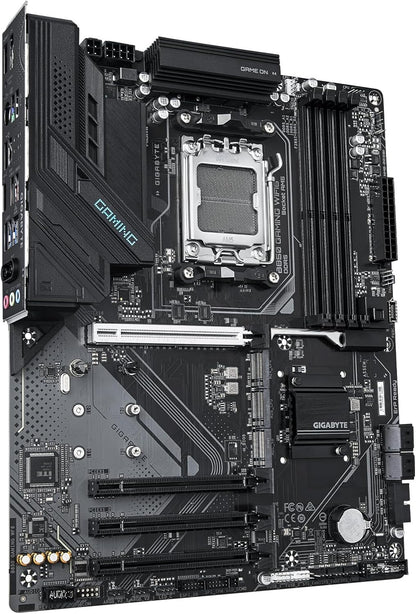 GIGABYTE B850 Gaming WIFI6 AMD AM5 LGA 1718 Motherboard, ATX, DDR5, 3X M.2, PCIe 5.0, USB-C, WIFI6E, 1GbE LAN, EZ-Latch, 5-Year Warranty