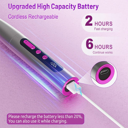 Electric Nail Drill Professional, 35000RPM Cordless Acrylic Nail Kit for Nail Polish Remover, Electric Nail File Buffer Grinder, Nail Filer Electric Manicure and Pedicure kit