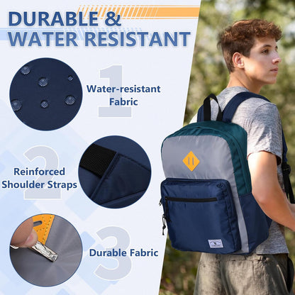 School Backpack for Kids,Lightweight Water Resistant Work Travel Backpack for Women Men Teens VONXURY