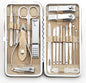 Manicure Set - 19 in 1 Professional Nail Clippers Pedicure Kit, Manicure Tool Kit, Stainless Steel Facial Grooming Set Kit, Gift Idea for Women, Men, Girls, Teens, Beige