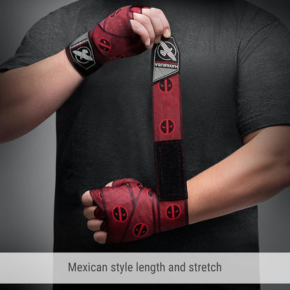 Hayabusa Marvel Hero Elite Mexican Style Boxing Hand Wraps for Men & Women