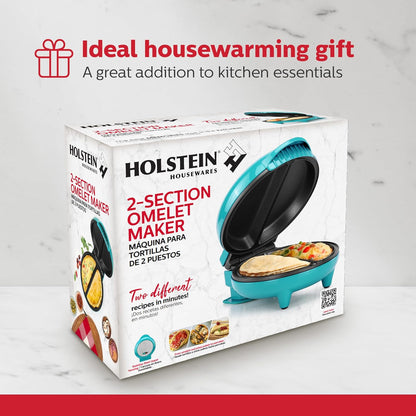 Holstein Housewares Non-Stick 6-Section Multi-Food Maker - Arepas, Mini Pancakes, Corncakes and More, 6-PC, Red/Black