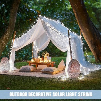 JMEXSUSS 2 Pack 75.5ft Orange Solar Christmas Lights, Total 400 LED Solar String Lights Outdoor Waterproof, 8 Modes Orange Halloween Lights for Tree Patio Garden Thanksgiving Halloween Decorations