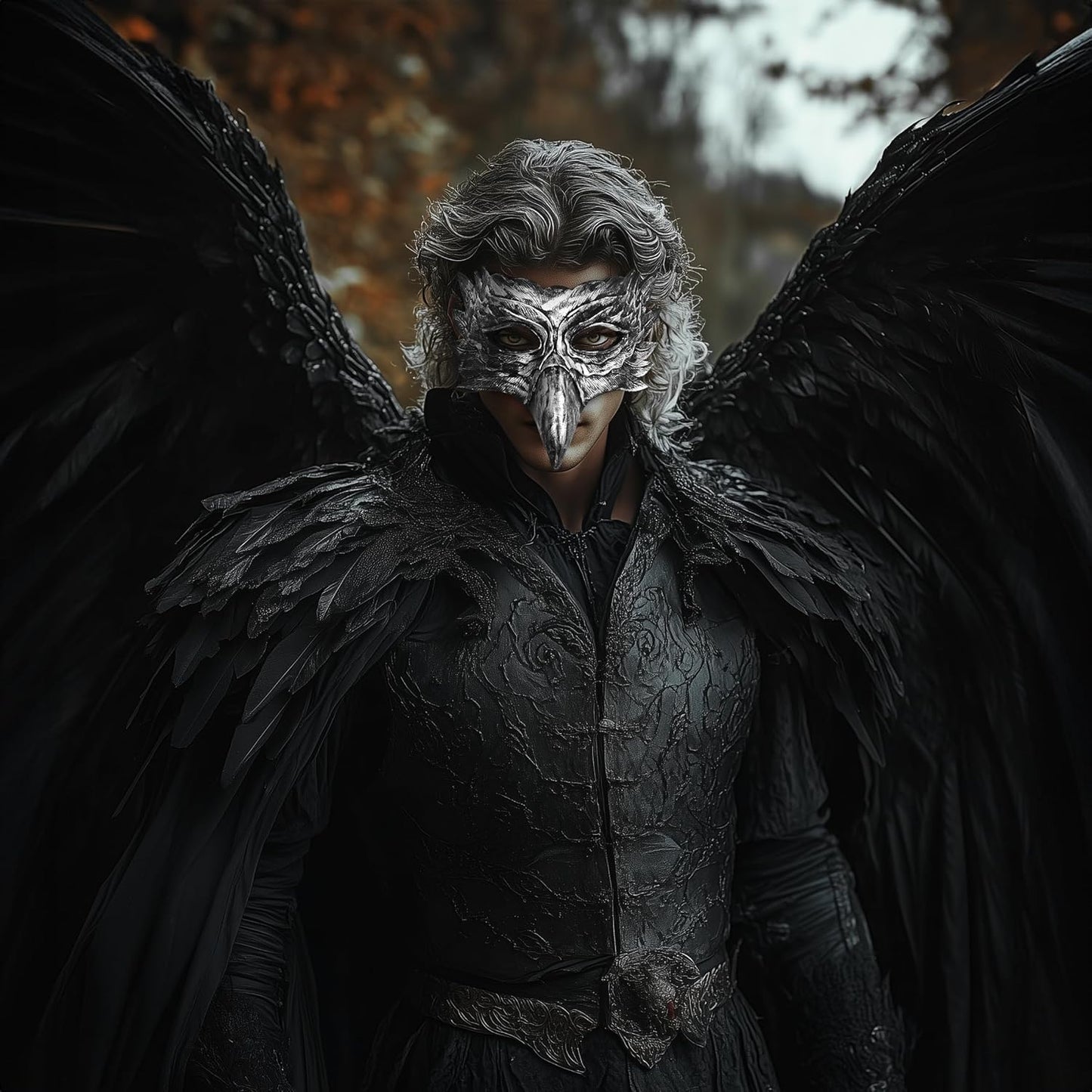 lckellong Halloween Eagle Cosplay Mask Bird Beak Costume Mask Masquerade Half Mask Mardi Gras Day Party Supplies