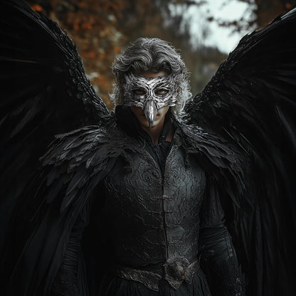 lckellong Halloween Eagle Cosplay Mask Bird Beak Costume Mask Masquerade Half Mask Mardi Gras Day Party Supplies