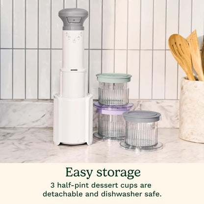 Cuisinart Ice Cream Maker, 5-in-1, 3 Half-Pint Mixing Cups