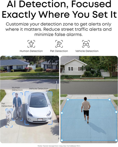 eufyCam C37 Wireless Outdoor Security Camera Collection | 2K Solar-Powered 360° AI Tracking Surveillance System