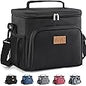 Lifewit Large Lunch Bag Insulated Lunch Box Soft Cooler Cooling Tote for Adult Men Women, Dark Green 12-Can (9L)