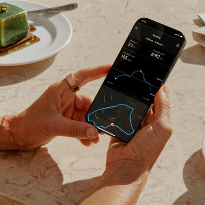Oura Ring 4 - Gold - Size 9 - Smart Ring - Size First with Oura Ring 4 Sizing Kit - Sleep Tracking Wearable - Heart Rate - Fitness Tracker - Up to 8 Days of Battery Life