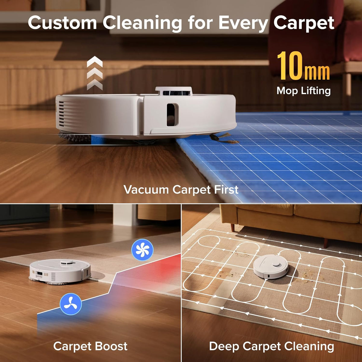 Roborock 2026 New Qrevo S Pro Robot Vacuums and Mop, 18,500Pa Suction