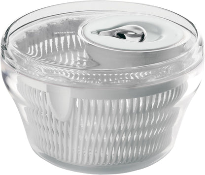 Guzzini Latina 8-1/2-Inch D Salad Spinner, Clear
