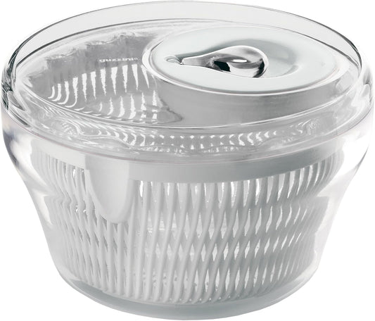 Guzzini Latina 8-1/2-Inch D Salad Spinner, Clear