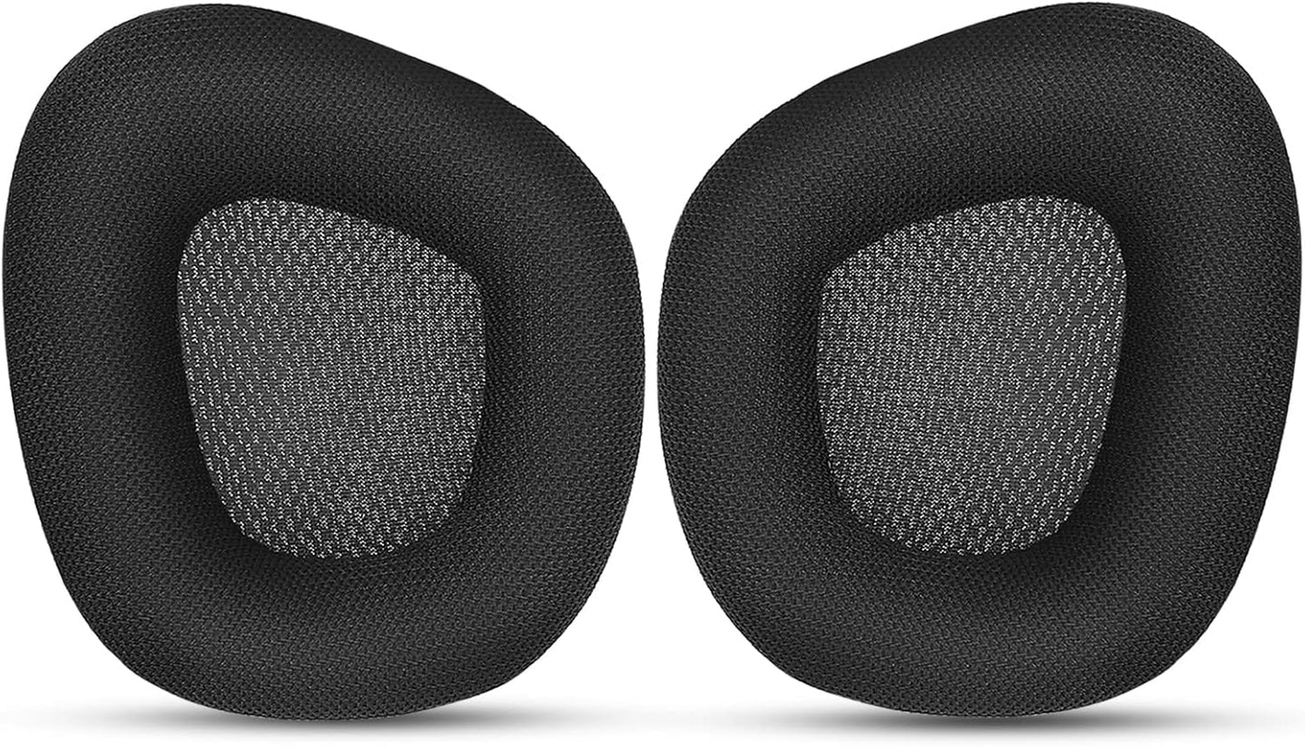 GVOEARS Replacement Ear Pads Cushions for Corsair Void/Void Pro/Void Pro RGB/Void Pro RGB SE/Void Pro Elite/RGB Wireless Earpads Gaming Headsets, Mesh Fabric with Soft Protein Leather(Black)
