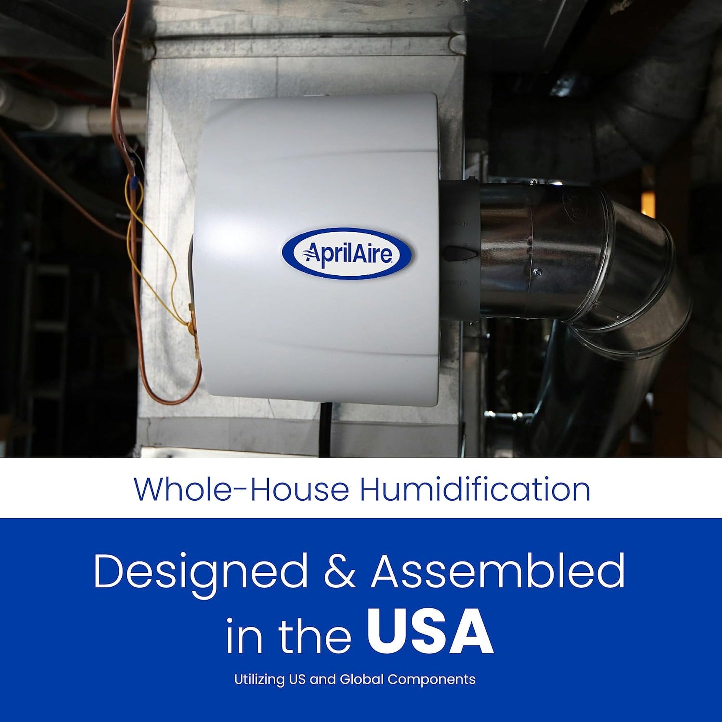 Aprilaire 600M Whole-House Humidifier with Manual Control
