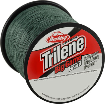 Trilene Big Game Braid-Quarter Spools-Lo-Vis Green-20lb