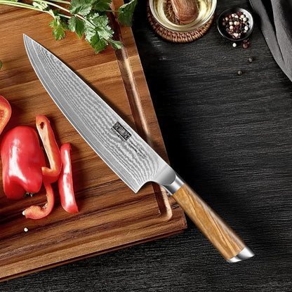 HOSHANHO Damascus Fillet Knife 7 Inch, Professional VG-10 Super Steel Boning Knife, Ultra Sharp Fish Knife with Ergonomic Handle
