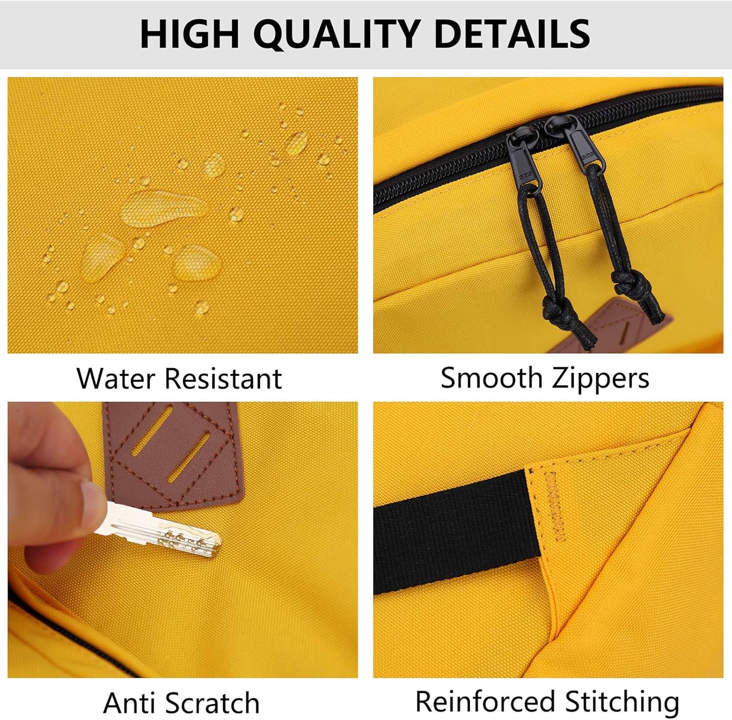 School Backpack for Kids,Lightweight Water Resistant Work Travel Backpack for Women Men Teens VONXURY