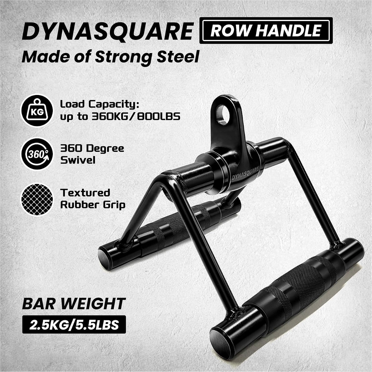 Cable Attachments for Home Gym, LAT Pulldown Attachment, Weight Machine Accessories, Straight Pull Down Equipment, V-Shaped Press Down Bar, Tricep Rope, Exercise & Double D Handle