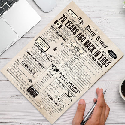 Large 50 Years Old Birthday Gifts for Women Men,Happy 50th Birthday Card for Husband Wife, Retro 50 Years Old Birthday Gifts for Mom Dad