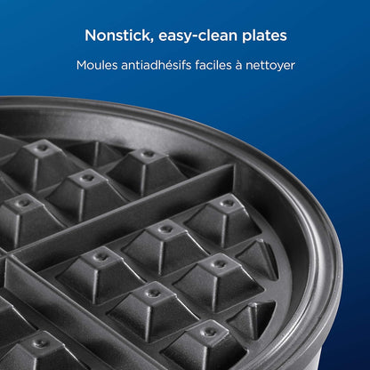 Oster Belgian Waffle Maker, 8", Stainless Steel