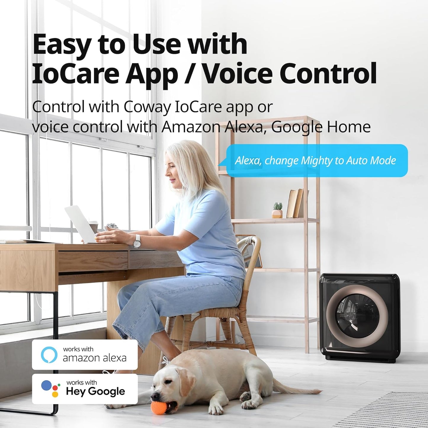 Coway Airmega AP-1512HH True HEPA Air Purifier with Air Quality Monitoring, Auto Mode, Timer, Filter Indicator, Eco Mode