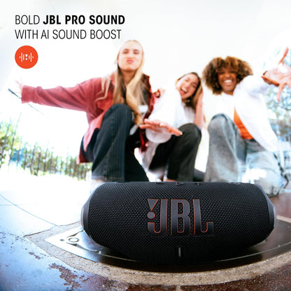 JBL Charge 5 Portable Bluetooth Speaker with Deep Bass, IP67 Waterproof and Dustproof, Up To 20 Hours of Playtime, Built-in Powerbank - Black