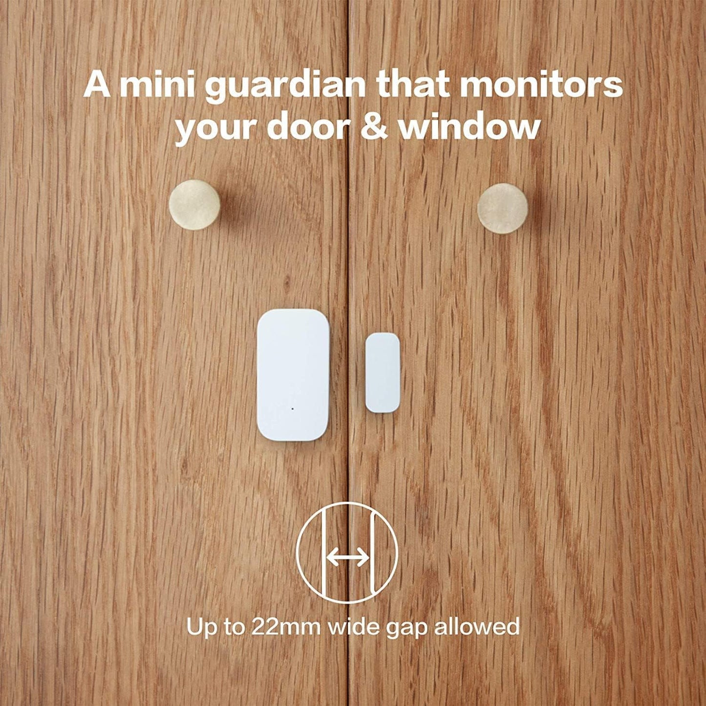 Aqara Zigbee Door and Window Sensor 3 Pack, Wireless Contact Sensor, Home Automation, Requires Aqara Hub (not 3rd-Party), Zigbee Connection, Kid Safety, Compatible with Apple HomeKit, Alexa, IFTTT